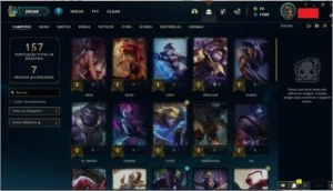 CONTA GOLD 4, LEVEL 53 UPADA À MÃO - League of Legends LOL
