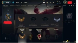 CONTA GOLD 4, LEVEL 53 UPADA À MÃO - League of Legends LOL