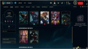 CONTA GOLD 4, LEVEL 53 UPADA À MÃO - League of Legends LOL