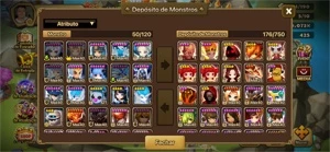 CONTA TOP COM VARIOS MOBS META - Summoners War
