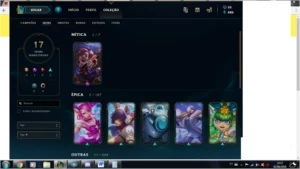 Conta LOL lvl 90- 67 champs- 17 skins - League of Legends