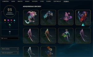 Conta Lol 94 Skins - League of Legends