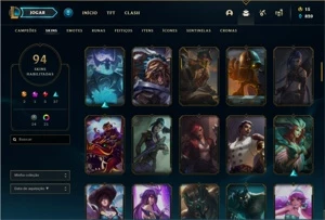 Conta Lol 94 Skins - League of Legends