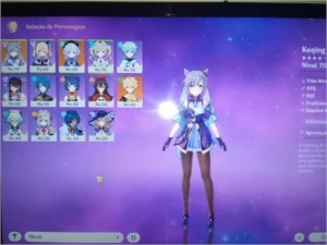 Keqing+qiqi+harpa celestial ar41 - Genshin Impact