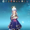 Conta Genshin Impact Ayaka/Zhongli/Diluc AR 40
