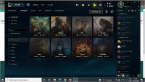 Conta LOL quase todos os campeões - League of Legends