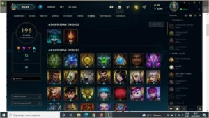 Conta LOL quase todos os campeões - League of Legends