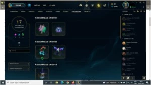 Conta LOL quase todos os campeões - League of Legends