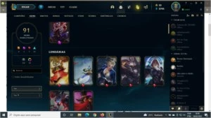 Conta LOL quase todos os campeões - League of Legends