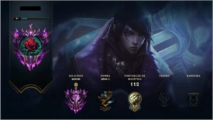 Conta LoL Master solo/duo Season 10 win rate alto - League of Legends
