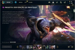 ZED E LUX PRESTIGIO - League of Legends LOL