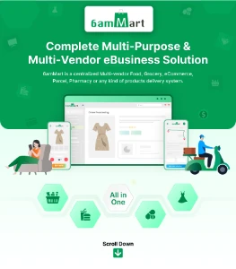 6amMart - Aplicativo de entrega de vários fornecedores
