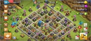 CV 12 com 11k de gemas - Clash of Clans