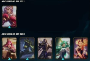 Conta diamante 4 - 63% de wr - League of Legends LOL