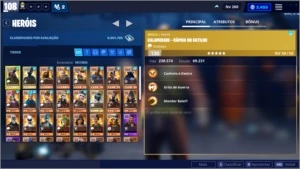 Conta Fortnite S8-S12 COMPLETA COM STW + 2,500 V-BUCKS