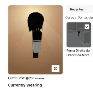 conta masculina com korblox - Roblox
