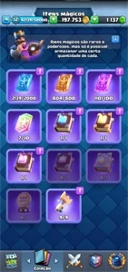 5 anos de conta, cartas bem upadas, troca de Nick - Clash Royale
