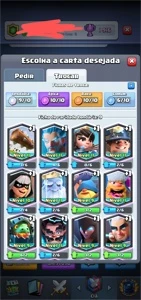 5 anos de conta, cartas bem upadas, troca de Nick - Clash Royale