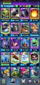 5 anos de conta, cartas bem upadas, troca de Nick - Clash Royale