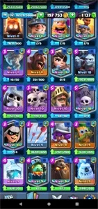 5 anos de conta, cartas bem upadas, troca de Nick - Clash Royale