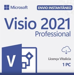 Licença Visio 2021 Plus Professional Vitalício - Softwares e Licenças
