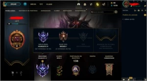 Conta d4 no precin (honra 2) - League of Legends LOL