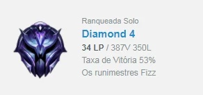 Conta d4 no precin (honra 2) - League of Legends LOL