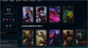 Conta League of Legends - 121 Campeões - Ouro 4 LOL