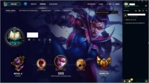 Conta League of Legends - 121 Campeões - Ouro 4 LOL