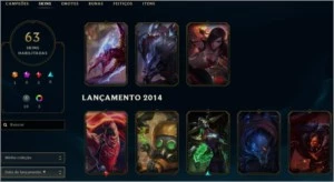 Conta League of Legends - 121 Campeões - Ouro 4 LOL