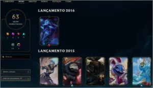 Conta League of Legends - 121 Campeões - Ouro 4 LOL