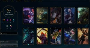 Conta League of Legends - 121 Campeões - Ouro 4 LOL