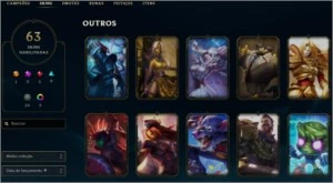Conta League of Legends - 121 Campeões - Ouro 4 LOL