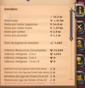 Conta de albion 1.4b de fama - Albion Online