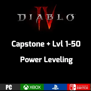 Diablo 4 Level 1 ao 50 e WT3 + WT4