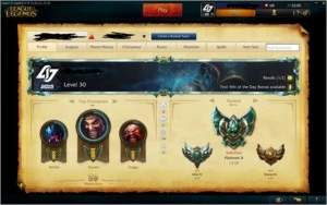 Vendo conta platina 2 - League of Legends LOL