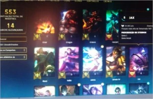 conta de League Of Legends LOL