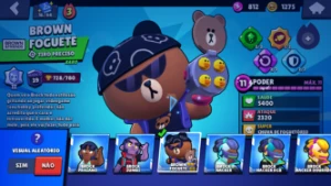 Conta de brawl stars rara ( negativada)