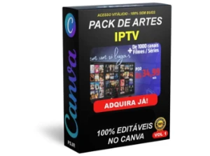 Pack Canva Premium Imagens Editaveis De Iptv