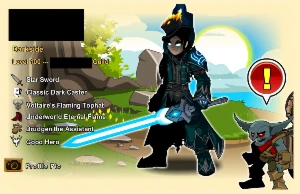 Conta AQW com HM, 10 donated, itens e badges raros - Adventure Quest World