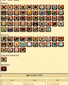 Conta AQW com HM, 10 donated, itens e badges raros - Adventure Quest World