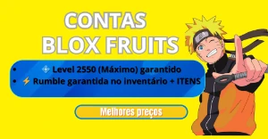 Conta Blox Fruits Rumble Inventário + Itens- Level Máximo - Roblox