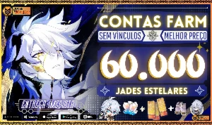 🟢HONKAI STAR RAIL Reroll com Jade Estelar ✨ - Outros