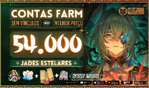 🟢HONKAI STAR RAIL Reroll com Jade Estelar ✨