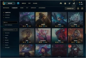 Conta ouro 2 com 134 champs e 94 skins ( MAIN ADC ) - League of Legends LOL
