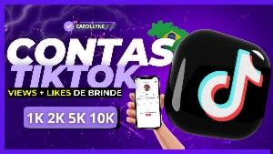 ENTREGA AUTOMÁTICA!! CONTAS TIKTOK + 5MIL VIEWS DE BRINDE - Redes Sociais