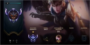 Conta diamante 4 mmr otimo - League of Legends LOL