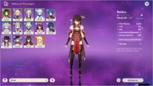 Conta Genshin Xiao + Arco 5* + Pity - Genshin Impact