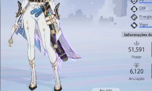 Conta Crystal of Atlan lvl-60. Yudora-09. 51k poder.