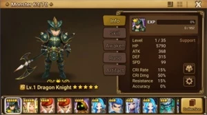 Reroll Summoners War lvl10 com Leo + Ganymede